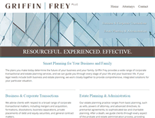 Tablet Screenshot of griffinfrey.com